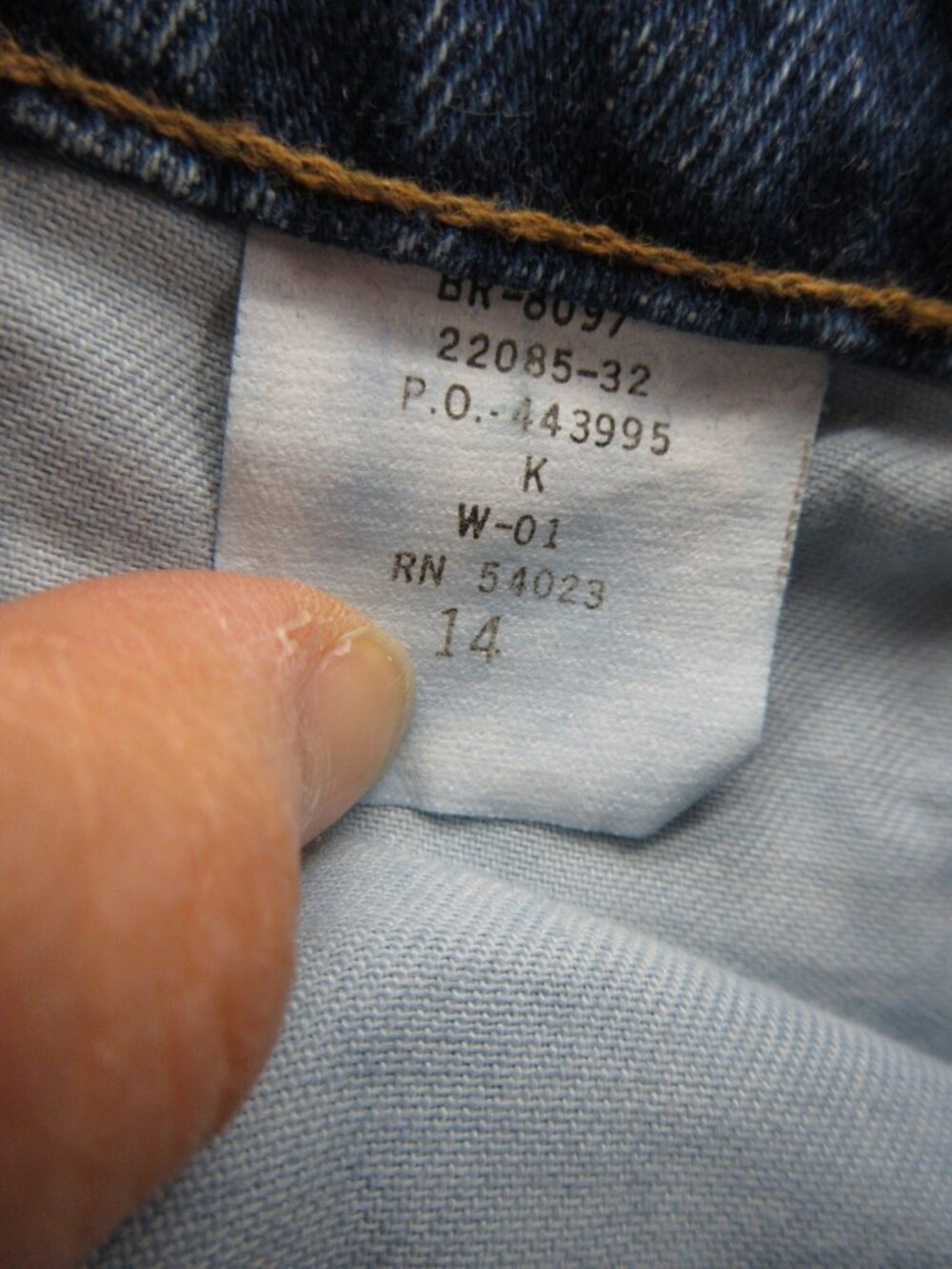 VINTAGE Banana Republic Jeans 14 Safari Travel Denim Pants 90s USA - Picture 9 of 10